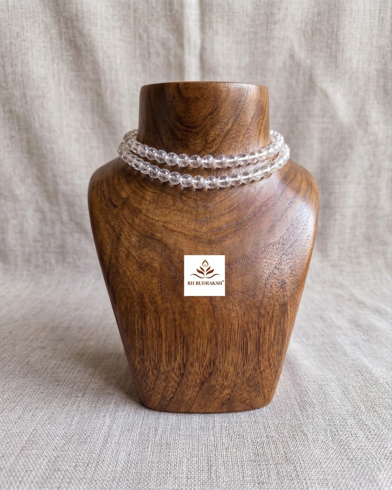 Sphatik Mala Round Beads- Diamond Cut - 9MM Approx 1081 Beads
