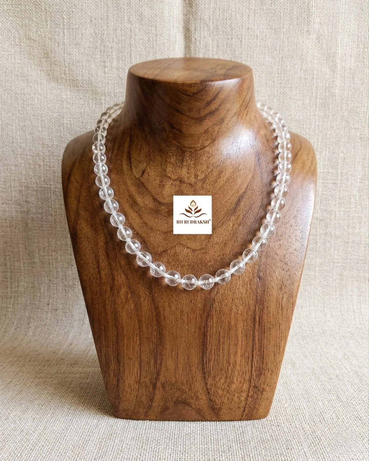 Sphatik Mala Round Beads- Diamond Cut - 10MM Approx 541 Beads