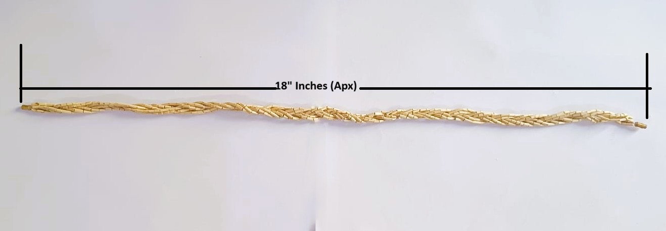 Tulsi Kanthi  Mala Broad Design - Single Round