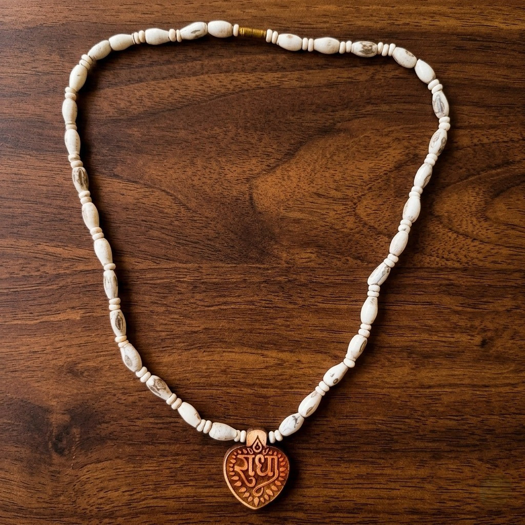 Tulsi Mala - With Radhe Pendant SUPER FINE QUALITY