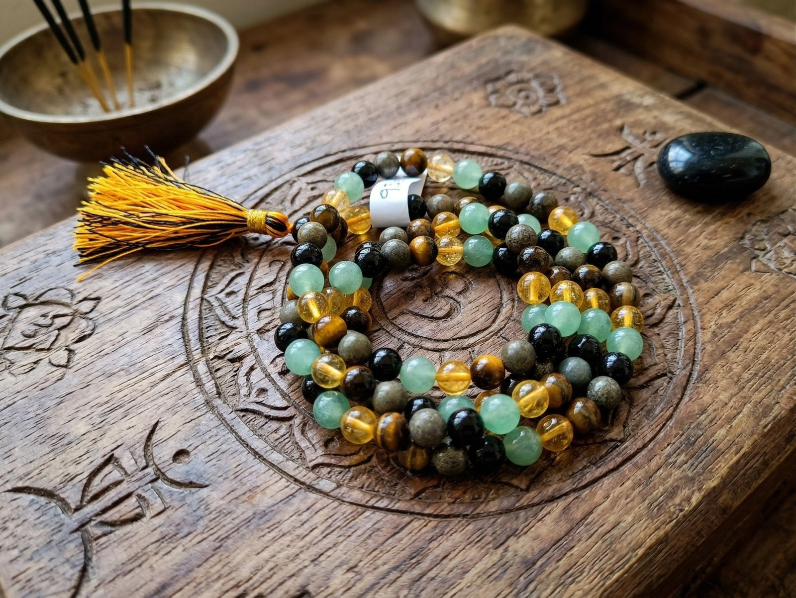 Money Magnet  Good Fortune Stone Mala