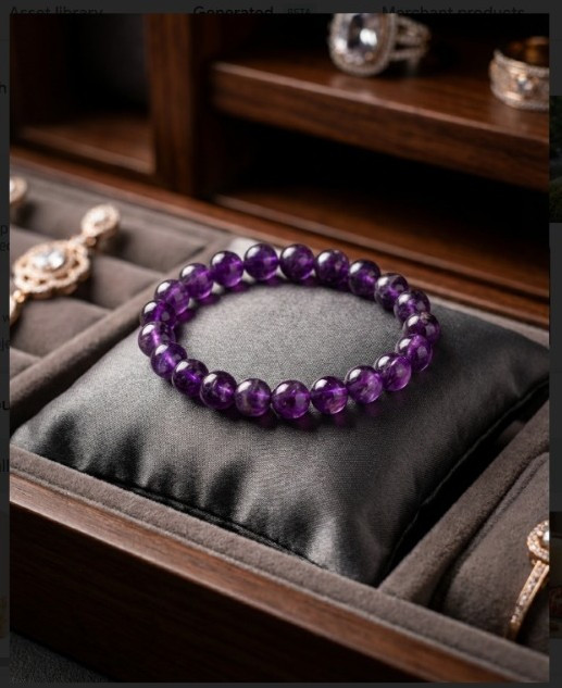 Amethyst Stone Bracelet