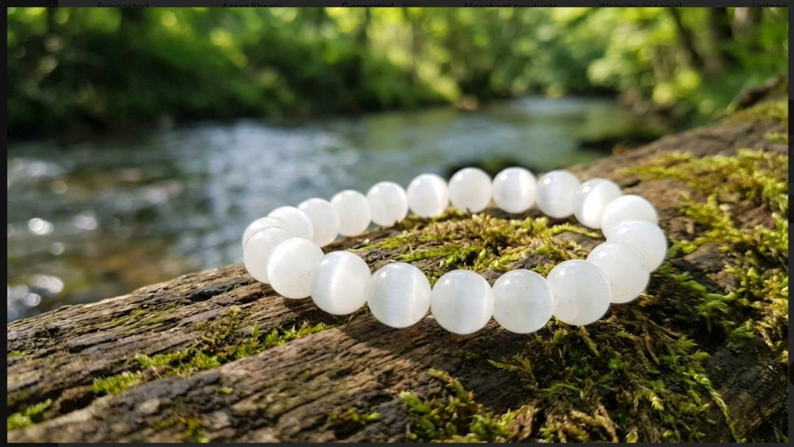 Selenite Stone Bracelet