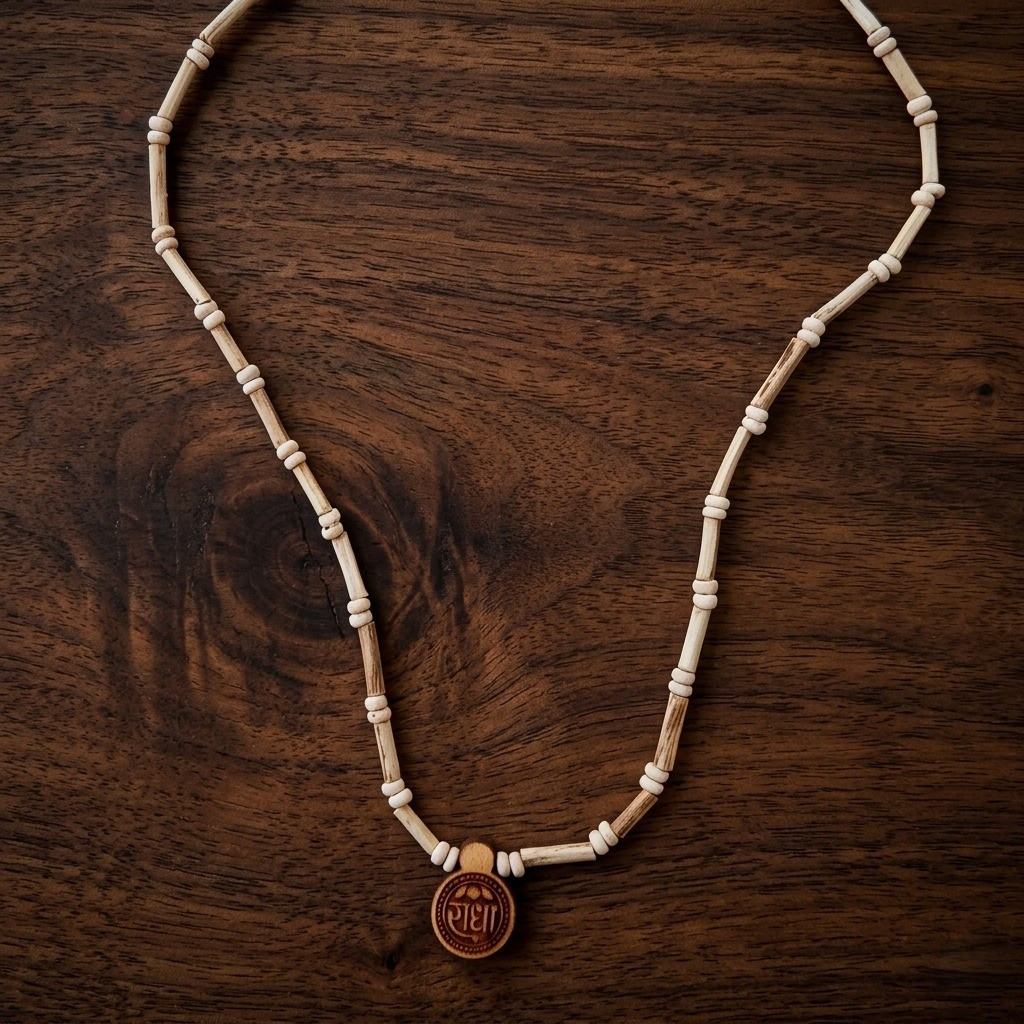 Tulsi Mala - With Radhe Pendant Buy 1 Get 1 FREE