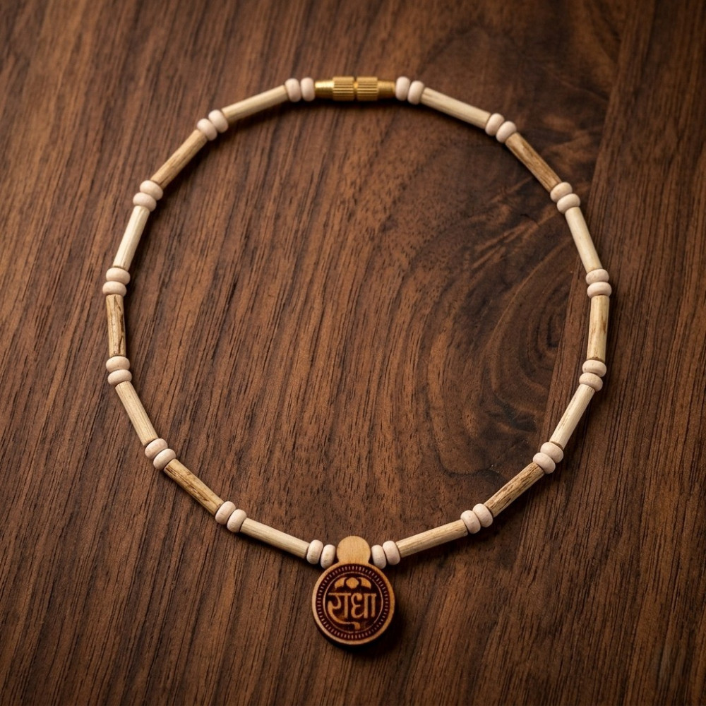 Image of Tulsi Mala - With Radhe Pendant. (Buy 1 Get 1 FREE.)