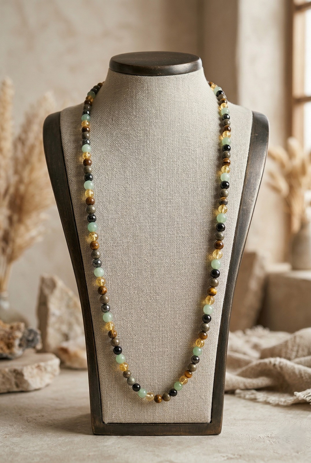 Money Magnet  Good Fortune Stone Mala