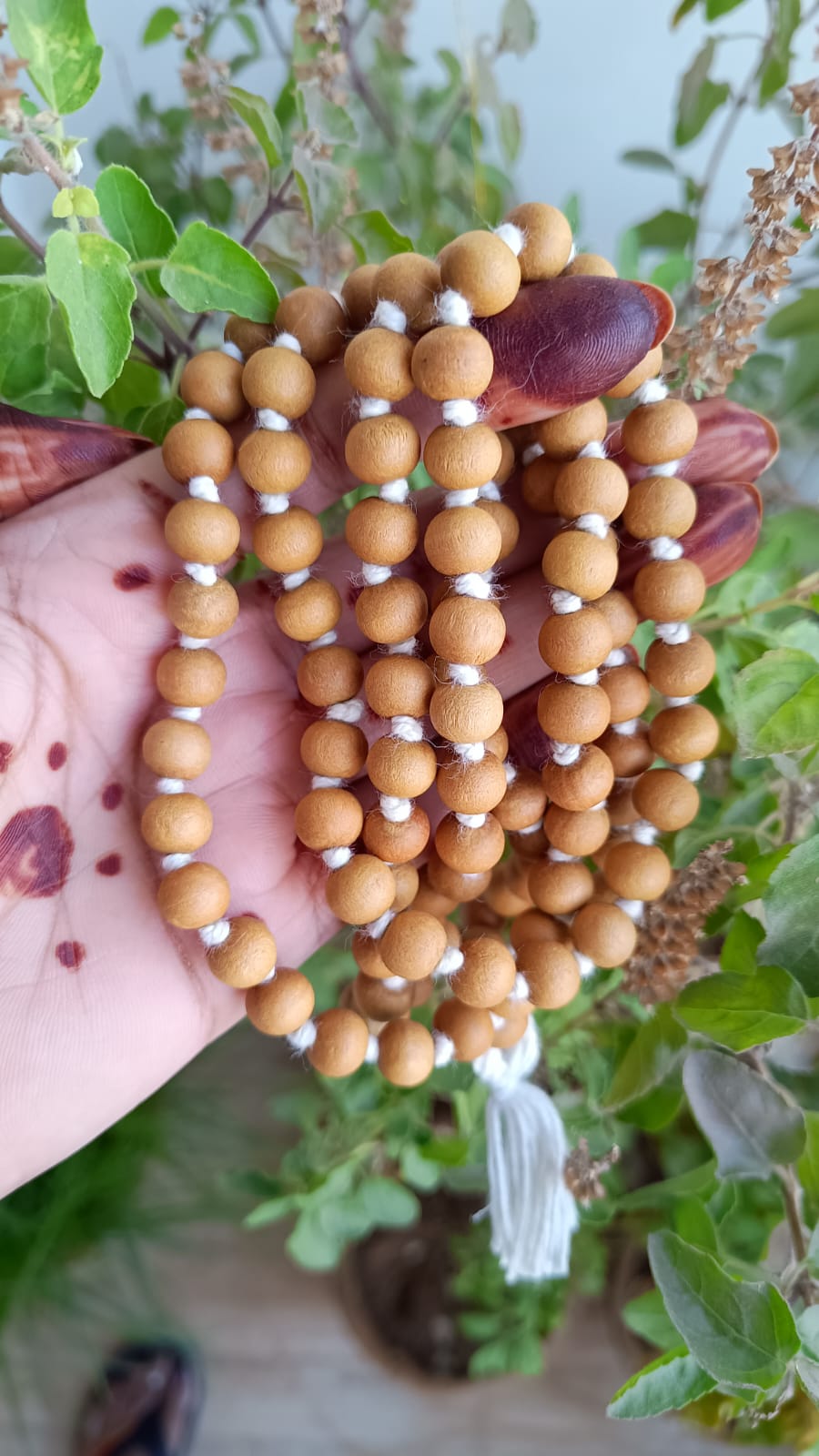 Chandan Jaap Sandalwood Mala - 1081 Beads 9MM