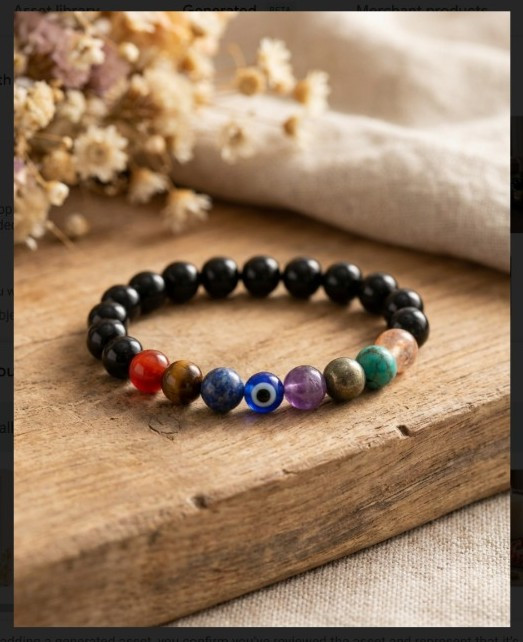 9 Chakra Stone Bracelet