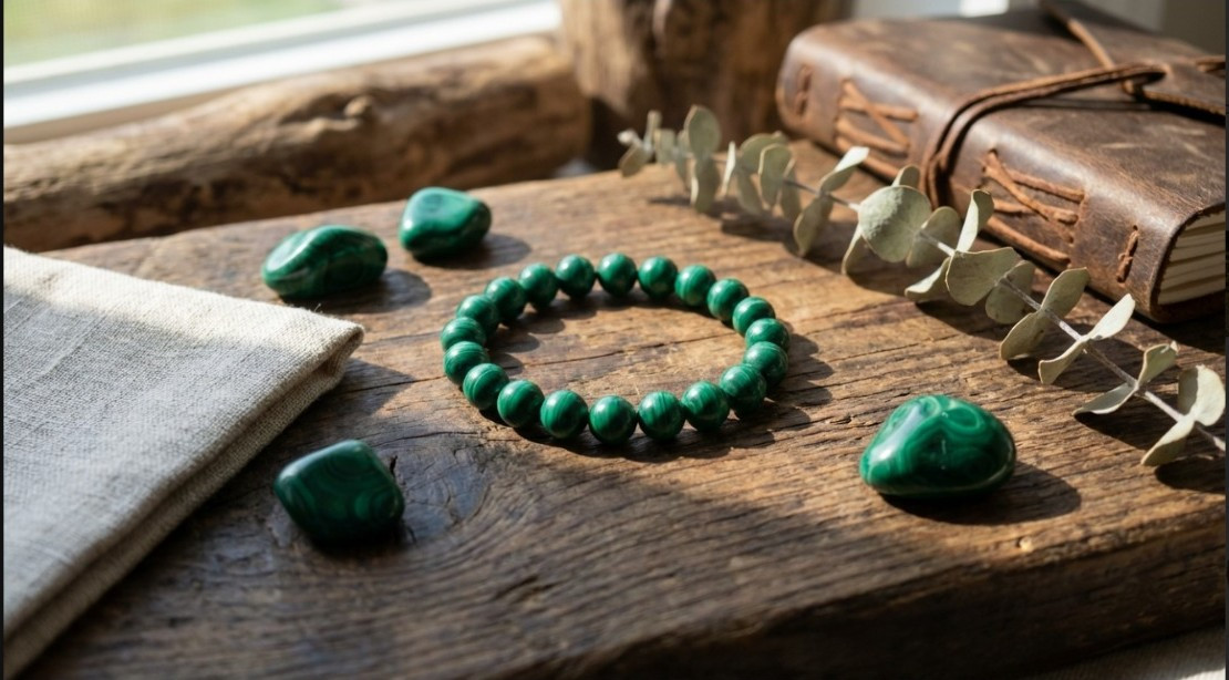 Malachite Stone Bracelet