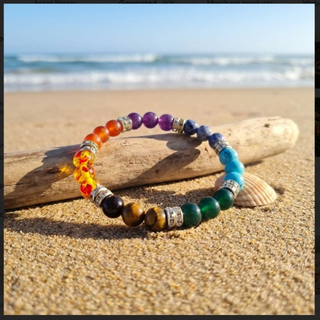 7 Chakra Stone Bracelet