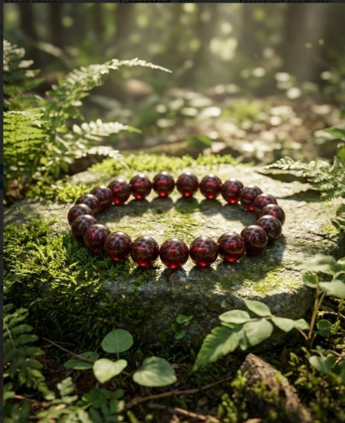 Garnet Stone Bracelet
