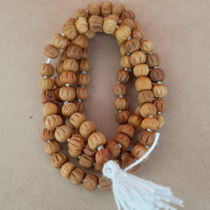 Image of Chandan Jaap (Sandalwood) Mala - 108+1 Beads. 8MM