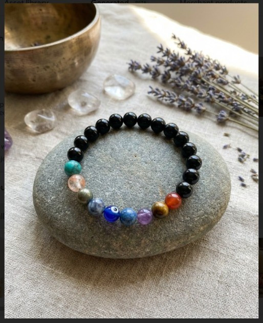 9 Chakra Stone Bracelet