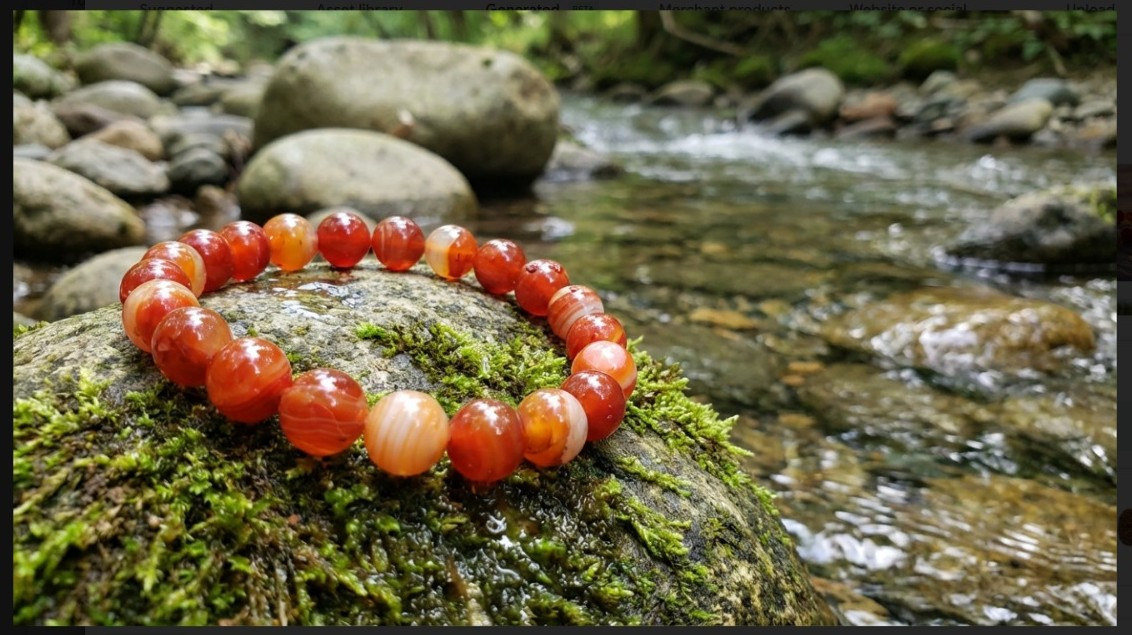 Red Carnelian Stone Bracelet