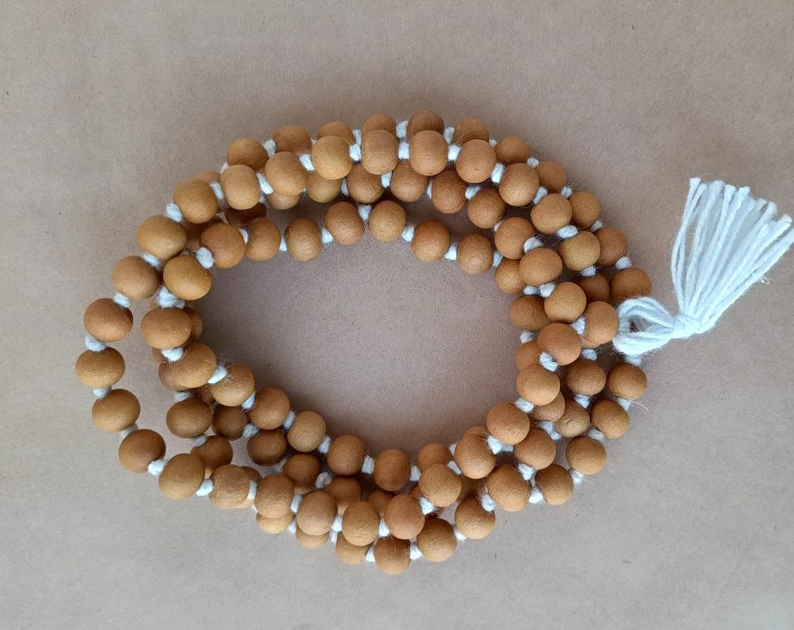 Chandan Jaap Sandalwood Mala - 1081 Beads 9MM