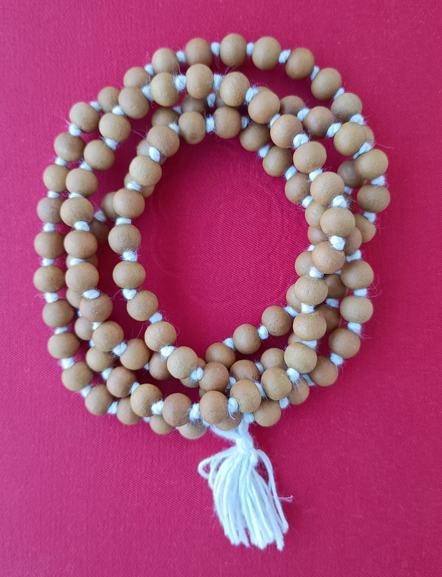 Chandan Jaap Sandalwood Mala - 1081 Beads 9MM