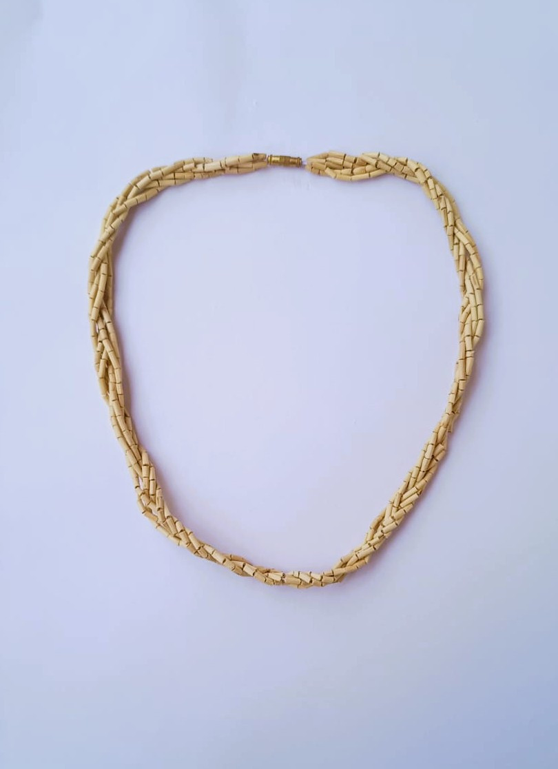 Tulsi Kanthi  Mala Broad Design - Single Round