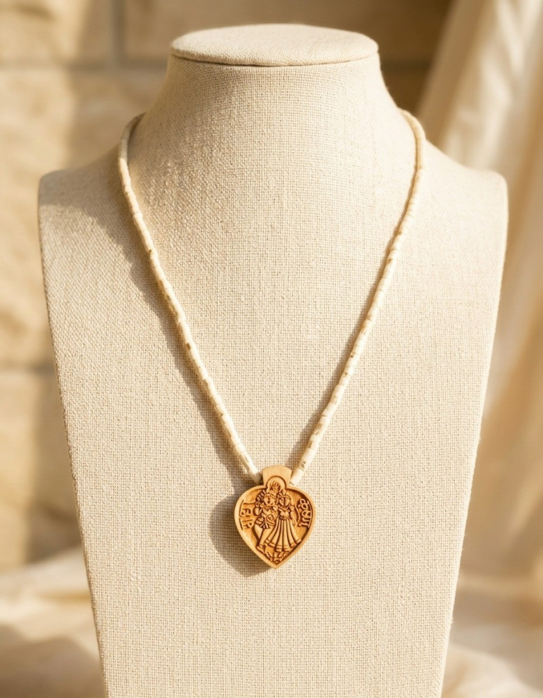Image of Tulsi Mala - With RADHA KRISHNA Pendant
