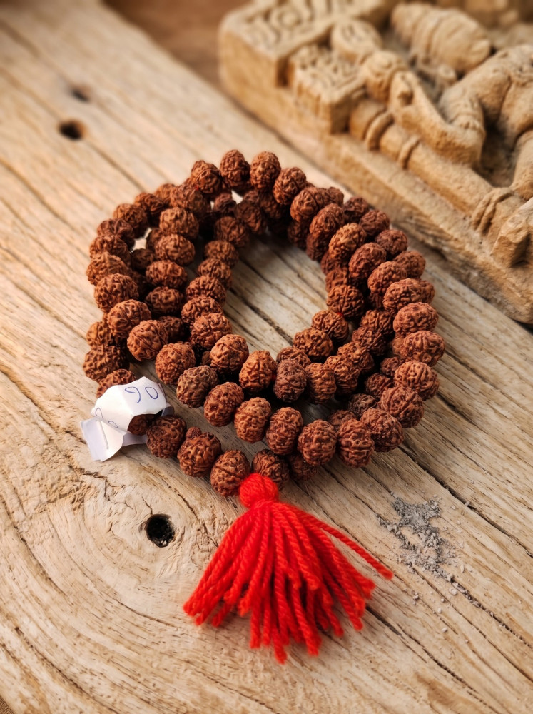 Image of 8 Mukhi Rudraksh Mala (10 MM - 108+1 Beads)
