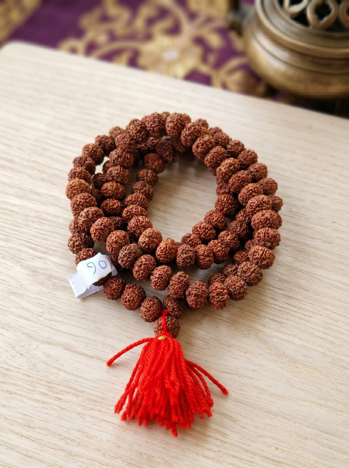 8 Mukhi Rudraksh Mala 10 MM - 1081 Beads