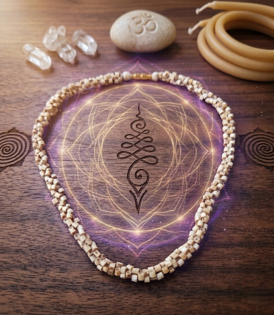 Tulsi Kanthi Designer Mala Single Round