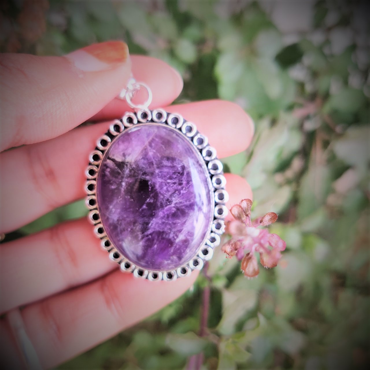 Amethyst Stone Pendants