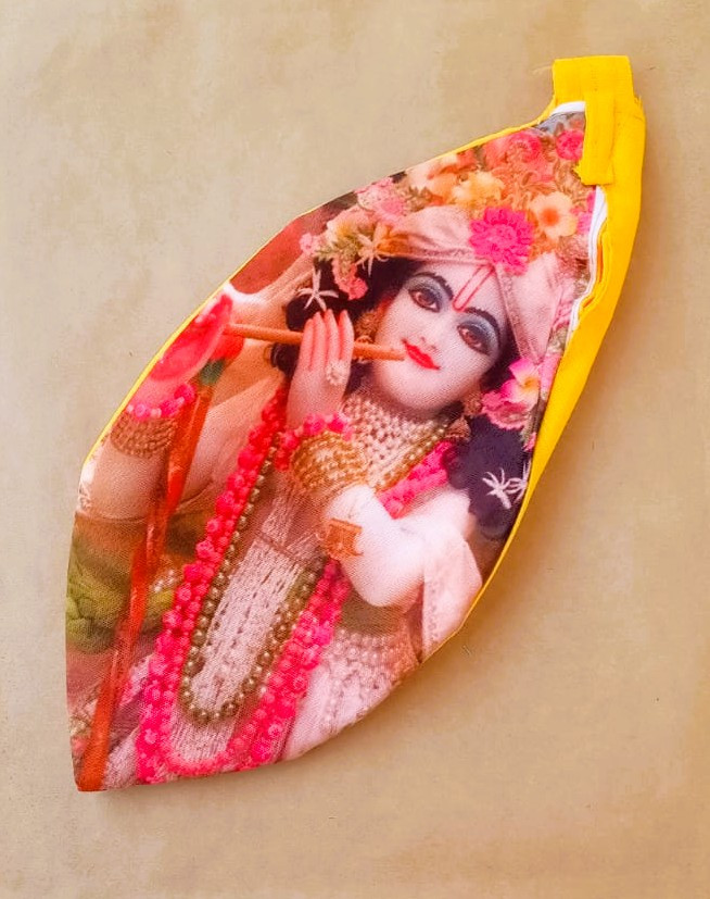 Krishna Ji Photo Jaap Mala Bag