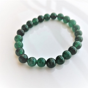 Image of Green Jade Stone Bracelet.