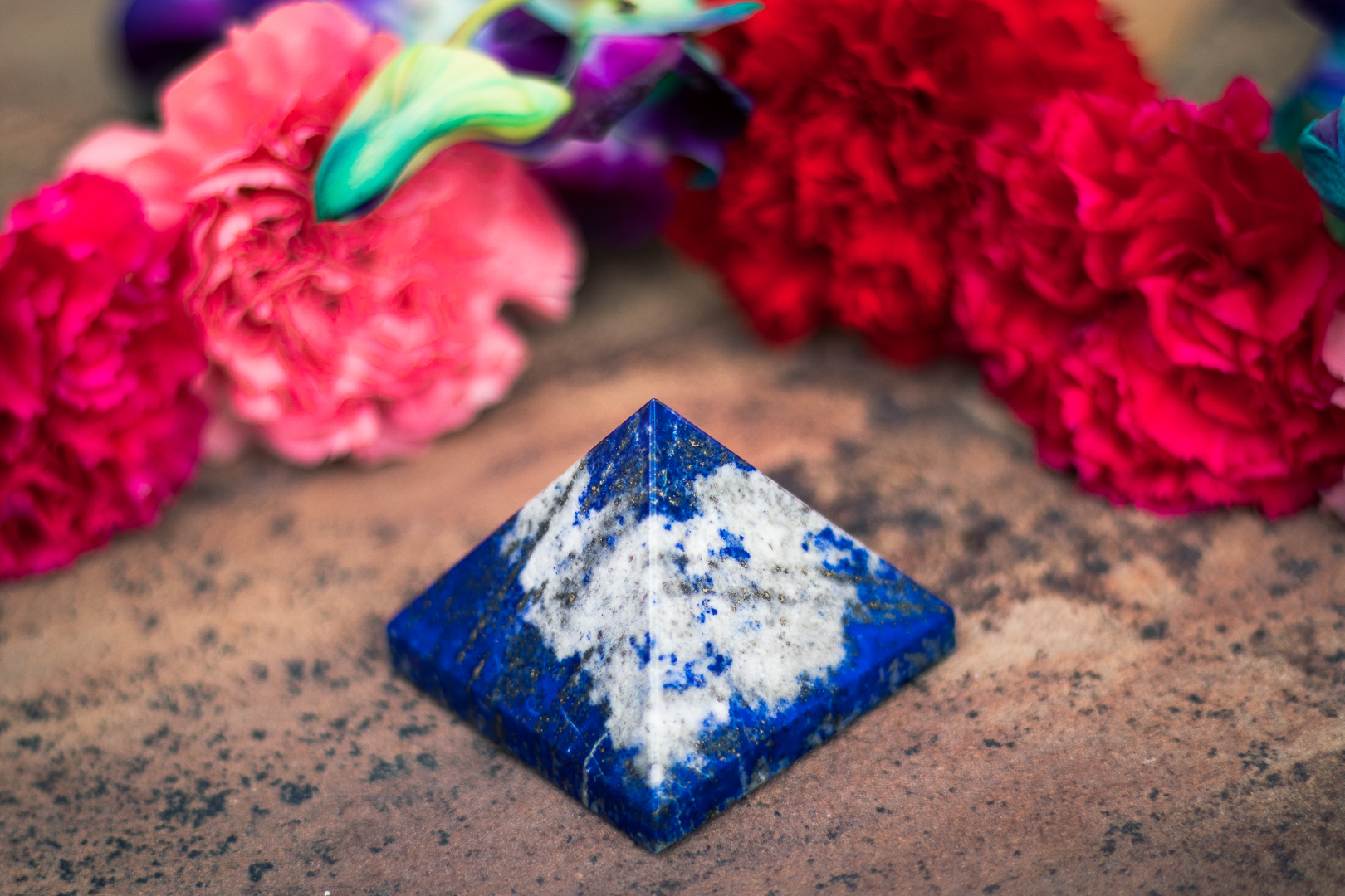 Lapis Lazuli Pyramid for Luck Self Awareness