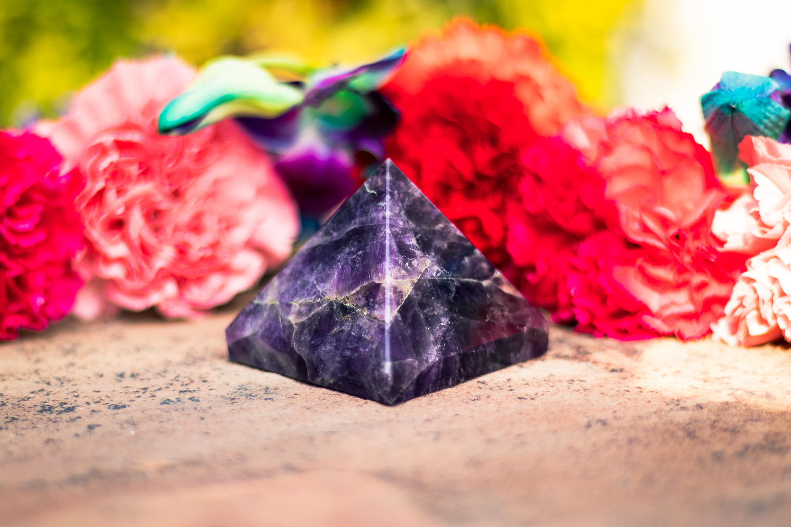 Amethyst Pyramid - Stone of Sobriety or Master Healer