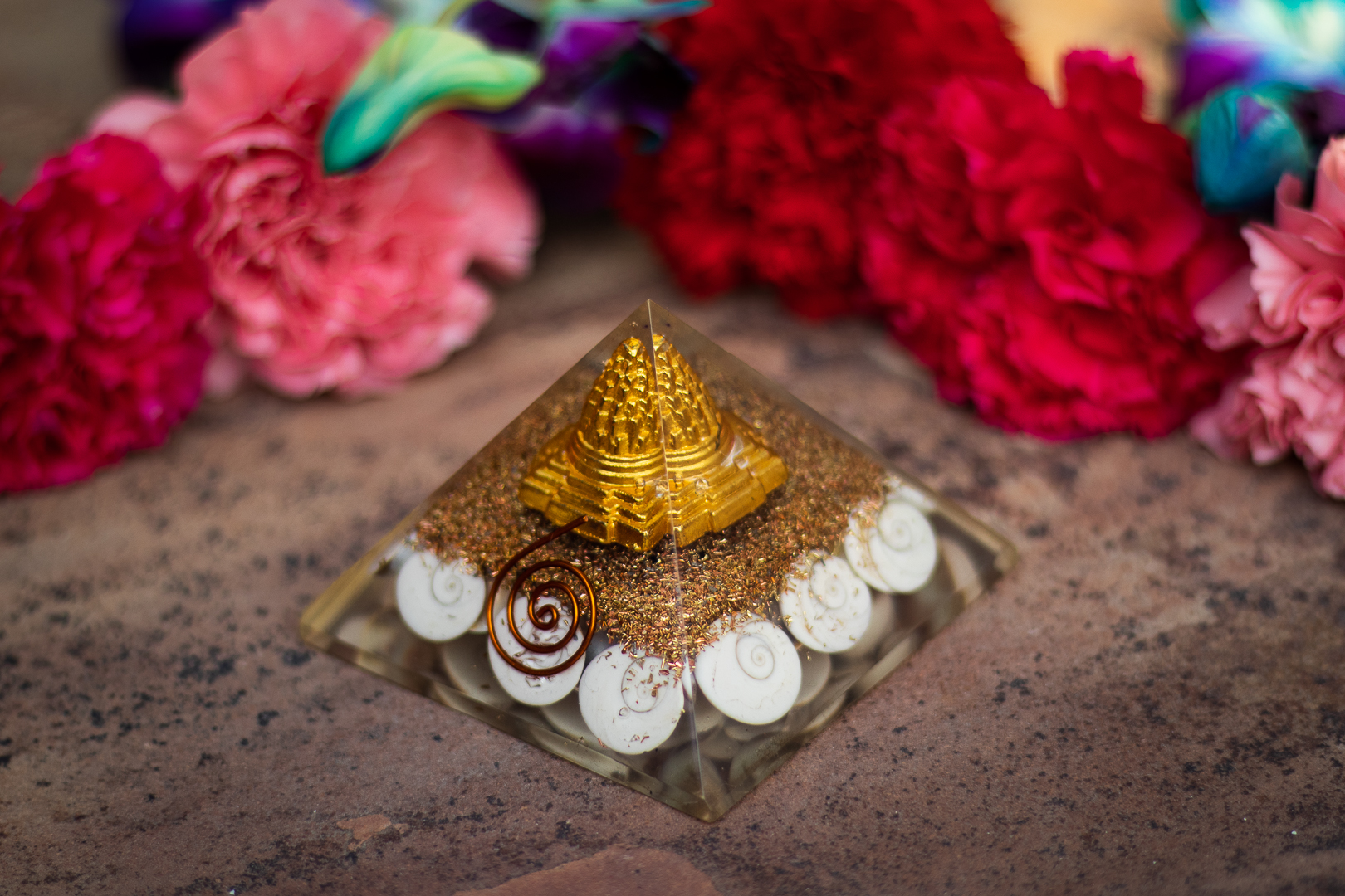 Gomti Chakra with Shri Yantra to Attract Goddess Lakshmi