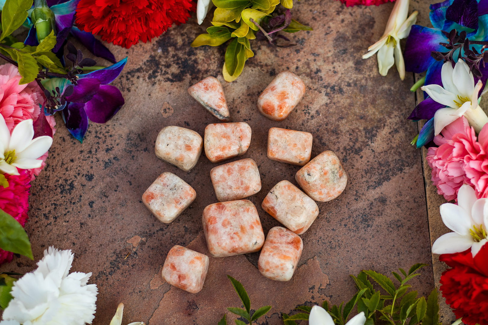 Sun Stone Tumbles Pack of 100 Grams