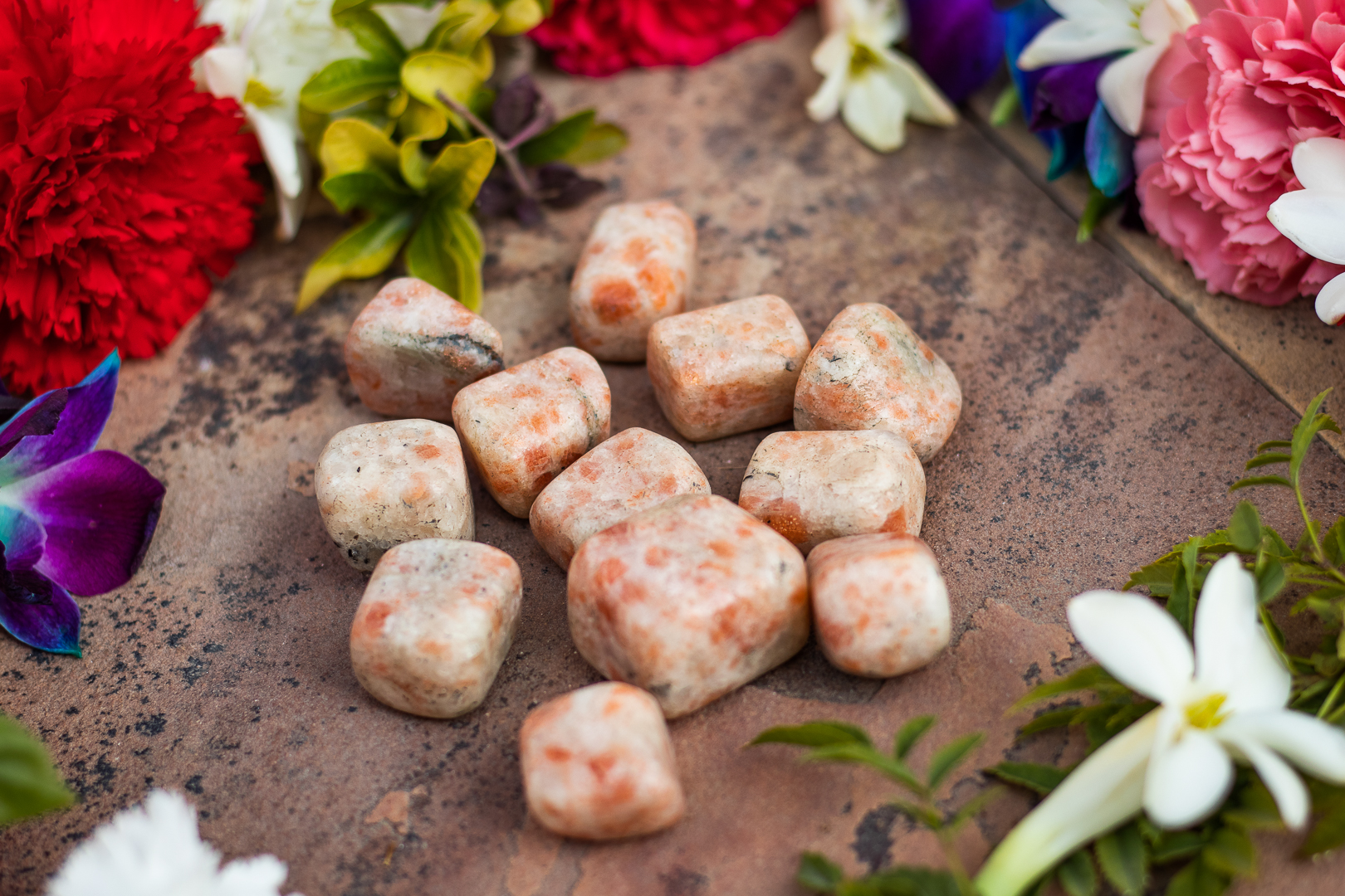 Sun Stone Tumbles Pack of 100 Grams