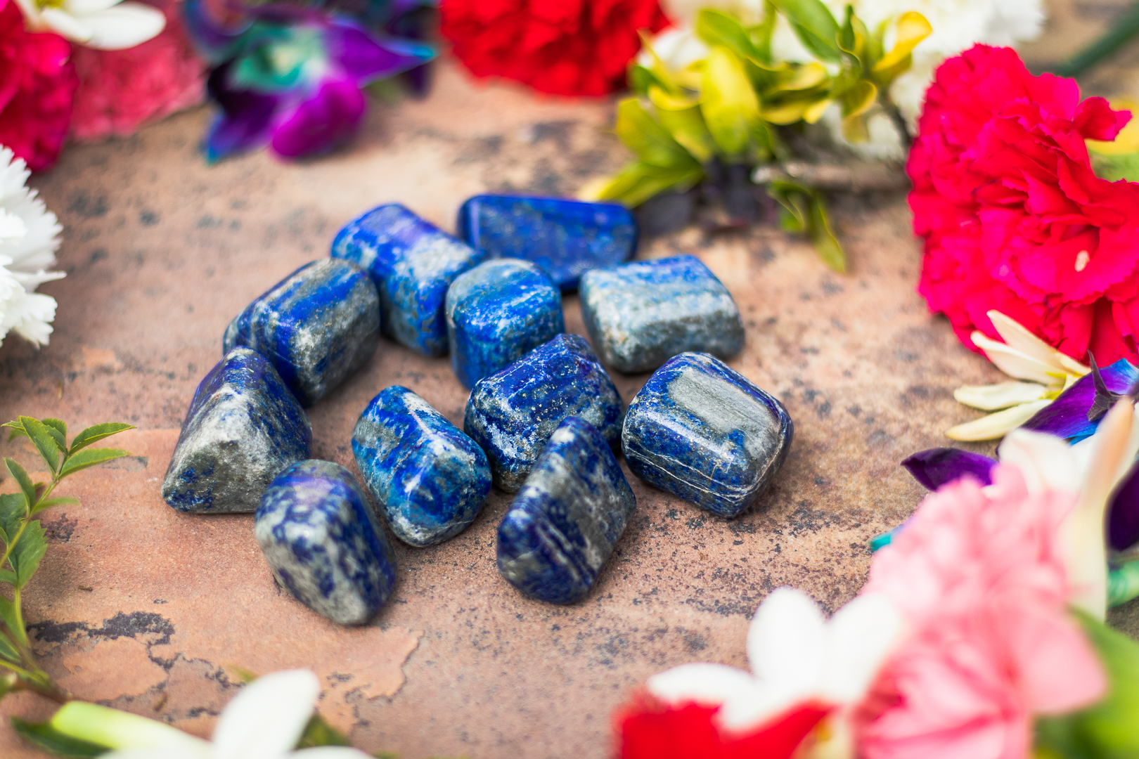 Lapis Lazuli Stone Tumbles Pack of 100 Grams