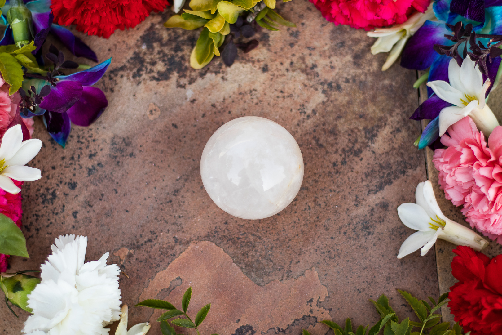 Clear Quartz Ball - For Peace and Concentration