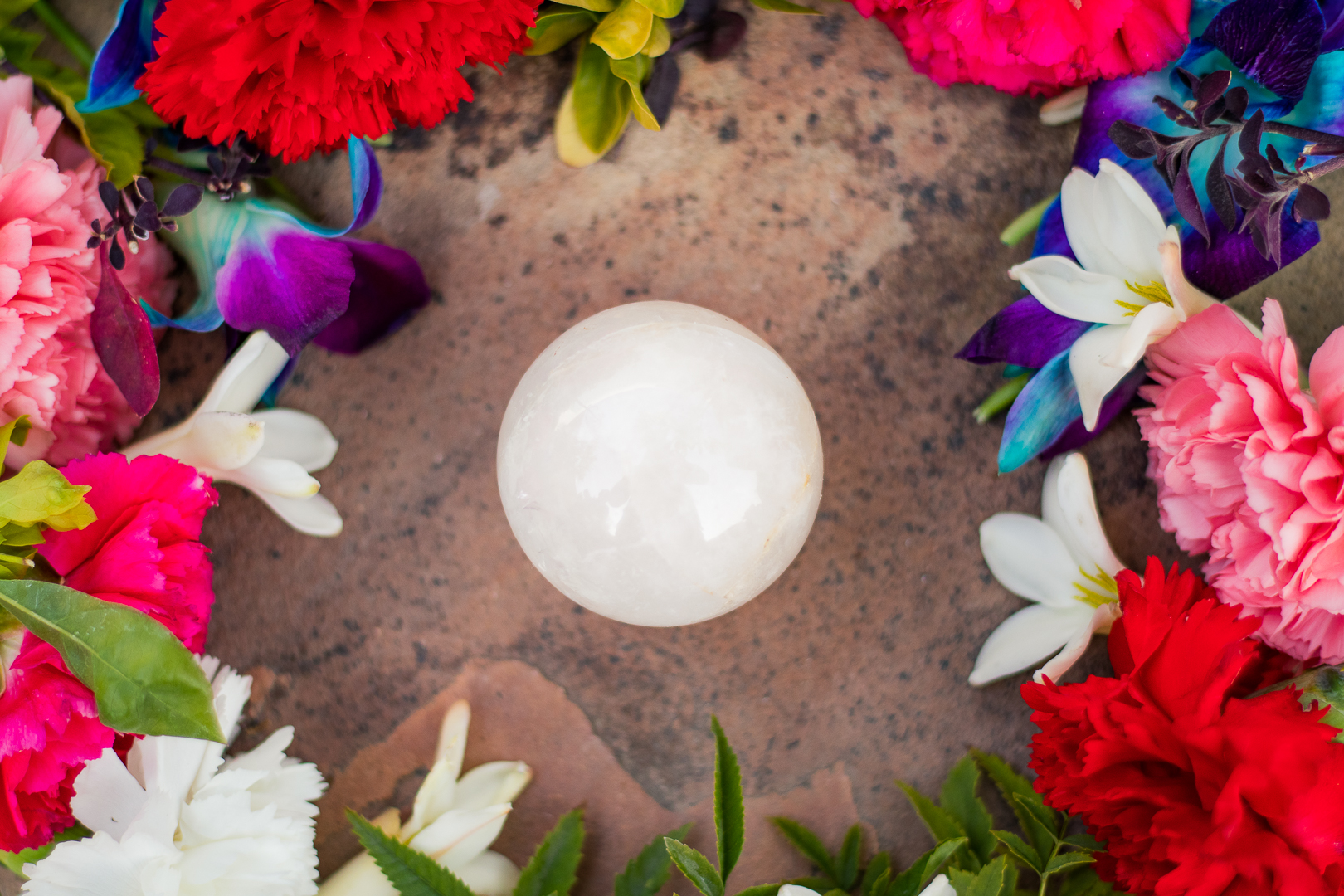 Clear Quartz Ball - For Peace and Concentration