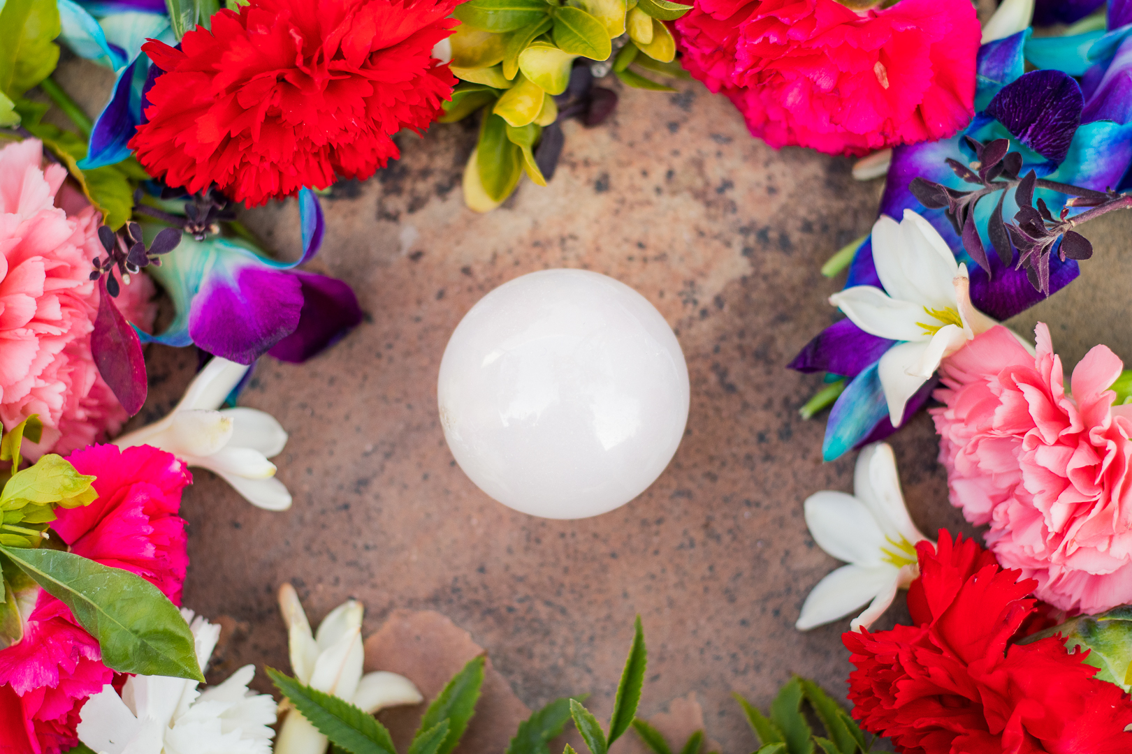 Clear Quartz Ball - For Peace and Concentration
