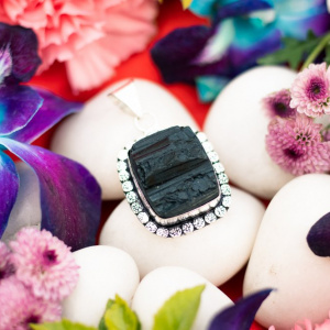 Image of Black Tourmaline Pendant