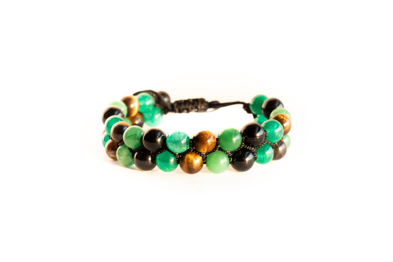 Green Aventurine Tiger Eye Black Onyx Green Jade Money Making Evil Eye Protection