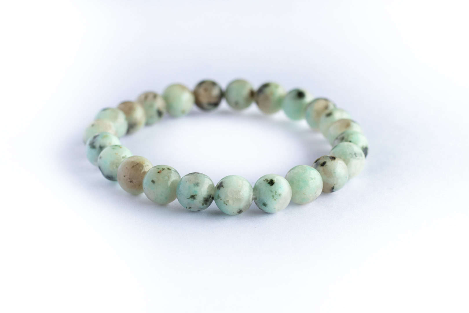 Natural Kiwi Jasper Bracelet