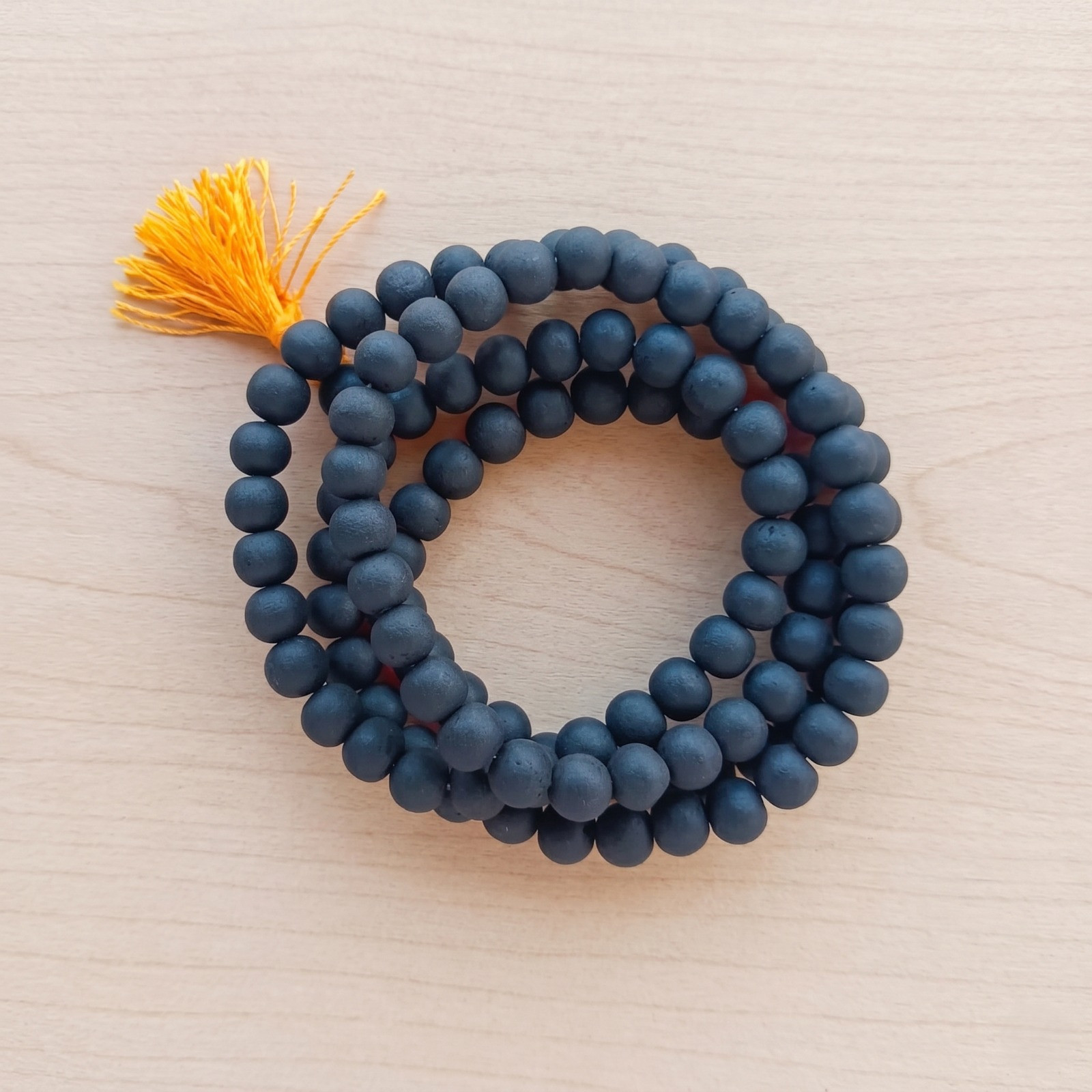 Karungali Black Ebony Wood Mala 8MM
