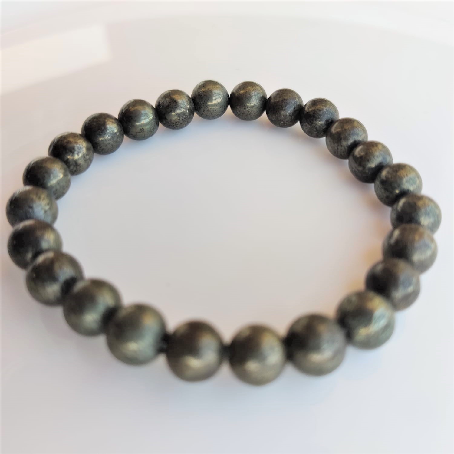 Golden Pyrite Stone Bracelet