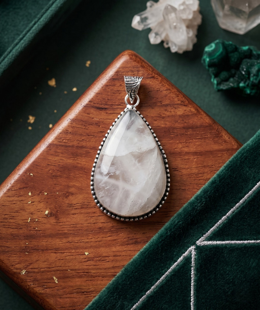 Image of Clear Quartz Stone Pendant