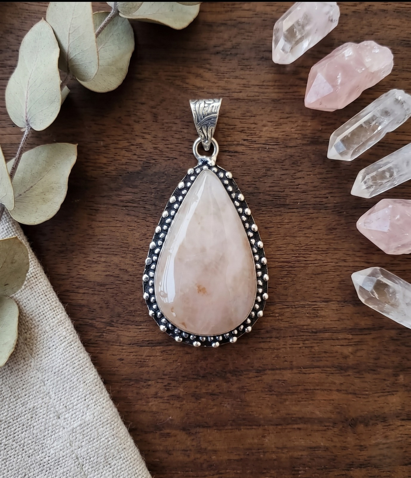 Rose Quartz Pendant