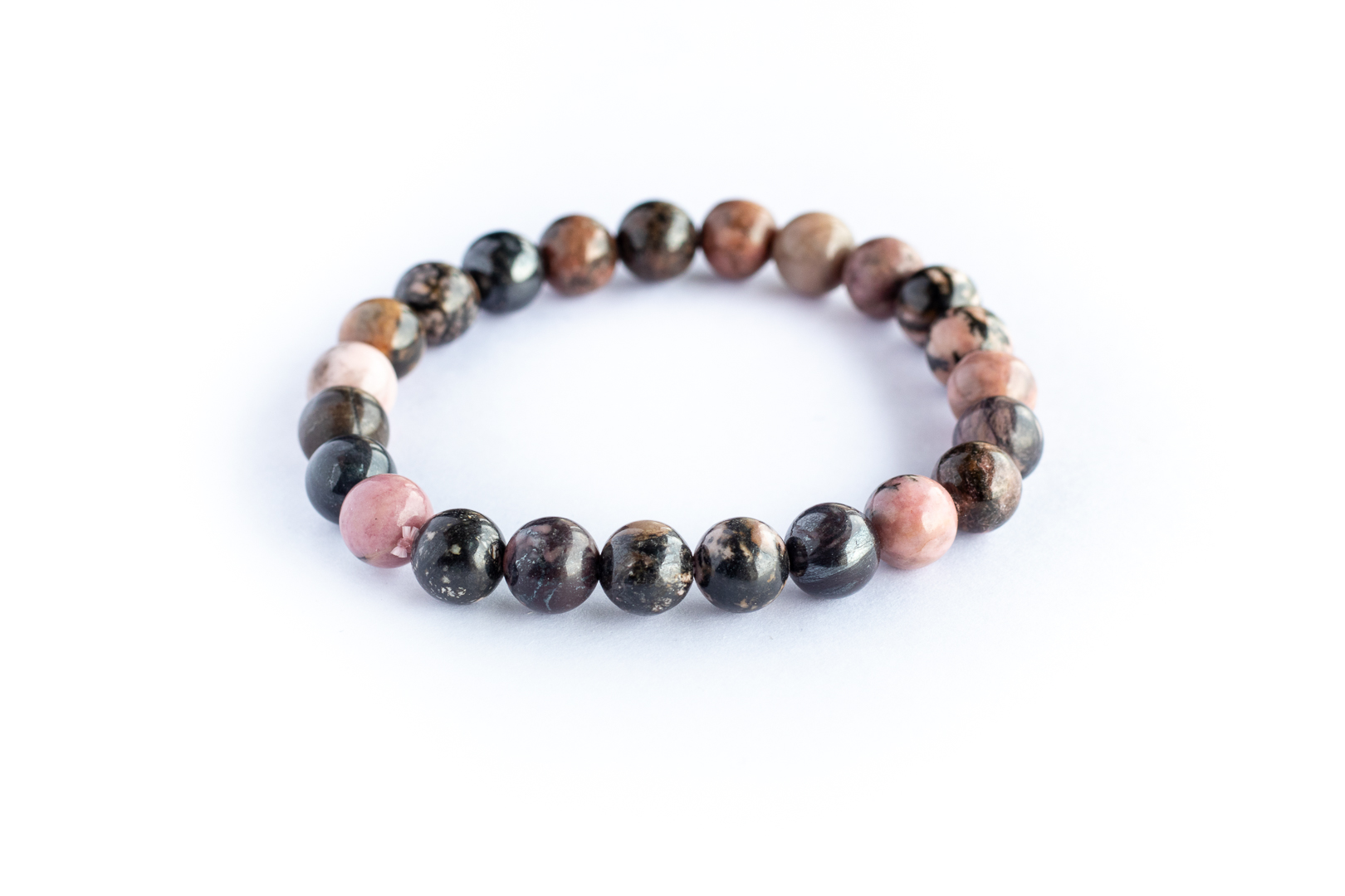 Rhodonite stone bracelet