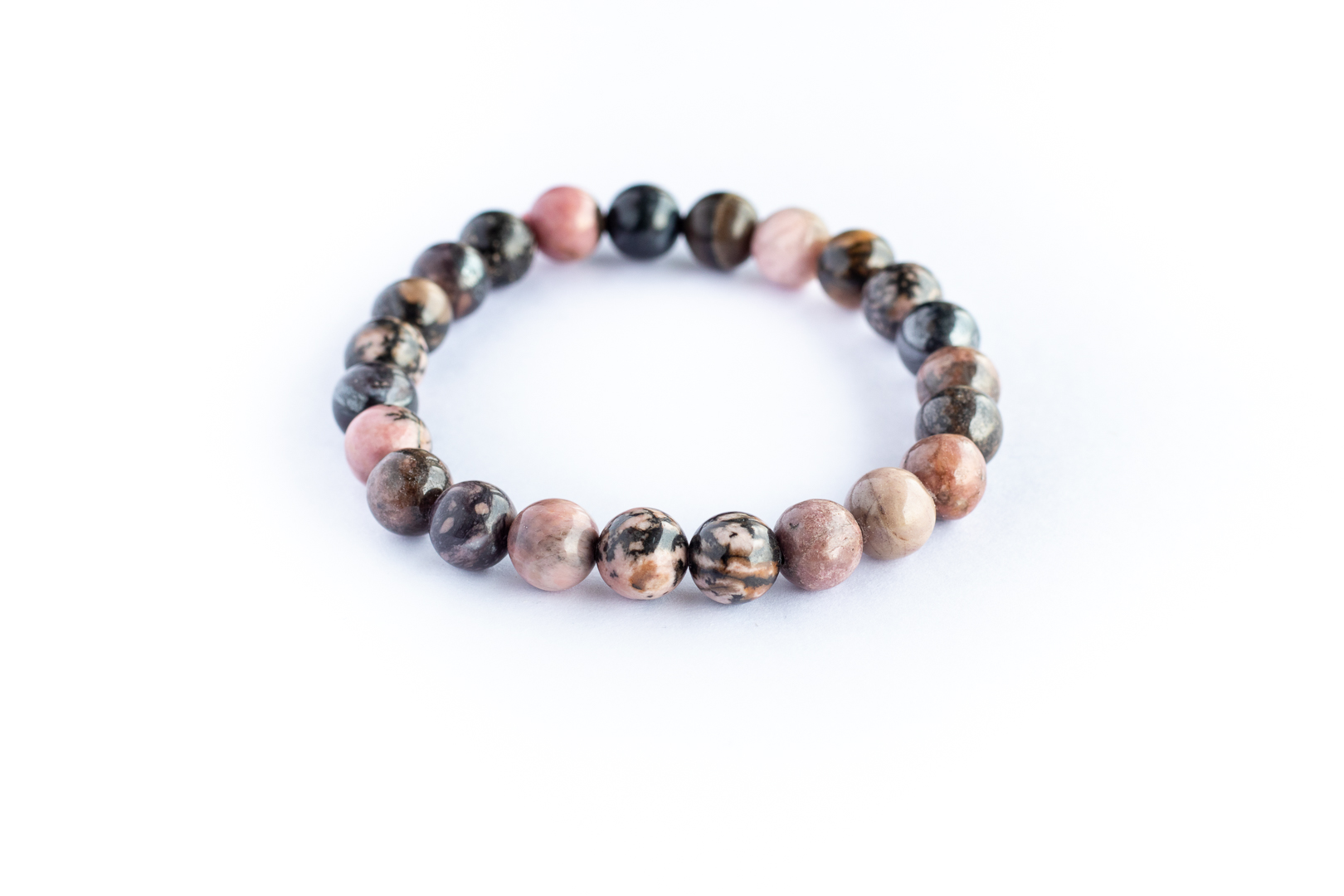 Rhodonite stone bracelet