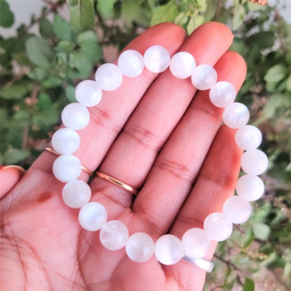 Image of Selenite Stone Bracelet