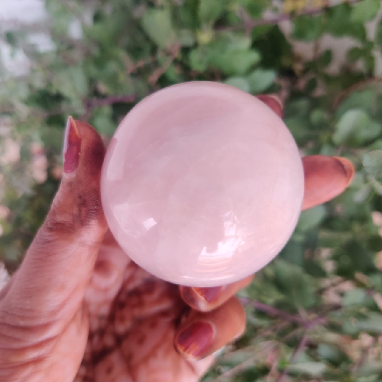 Rose Quartz Ball - Stone of universal love feelings