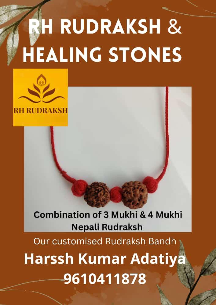 Combination of 3 mukhi 4 Mukhi