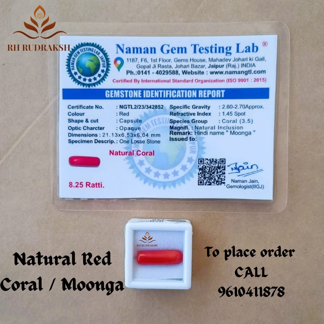 Natural Moonga Red Coral